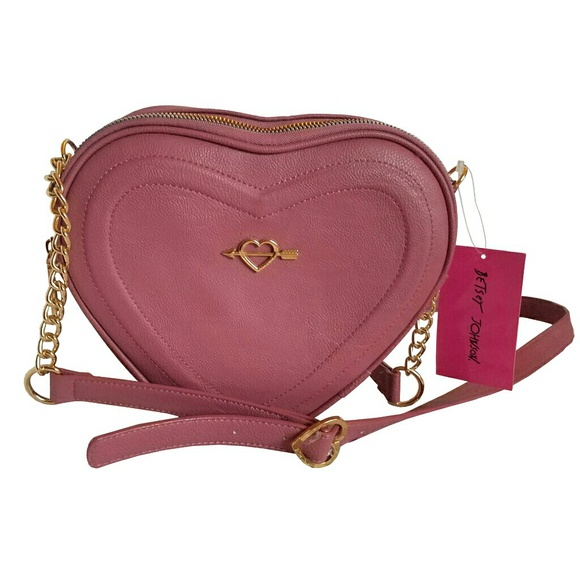 Betsey Johnson Handbags - Betsey Johnson Heart Crossbody Bag Betsey Johnson Handbags - Betsey Johnson Heart Crossbody Bag